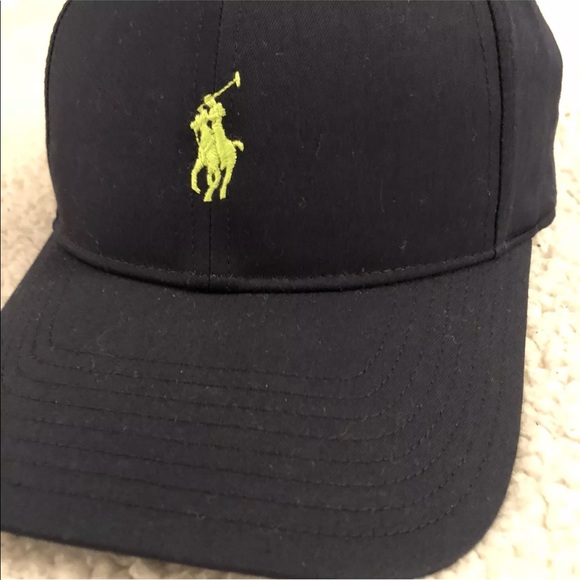 POLO RALPH LAUREN Baseball Cap w/Pony Strap Back - Picture 3 of 8
